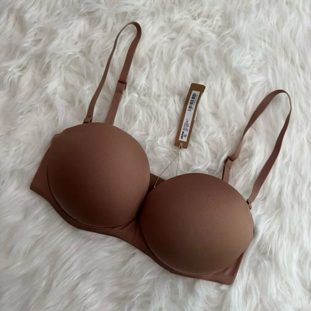 Skims Ultimate Push Up Strapless Bra Sienna Size 32D - Picture 3 of 8